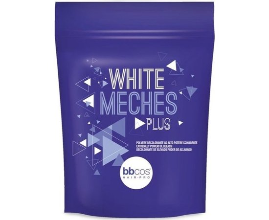 Освітлююча пудра для волосся аміачна BBcos White Meches Plus Bleaching Powder, фото _ab__is.image_number.default