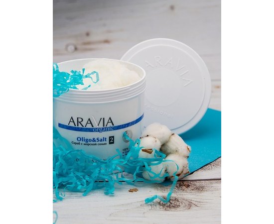 Aravia Organic Oligo & Salt Cкраб для тіла з морською сіллю, 550 мл, фото _ab__is.image_number.default