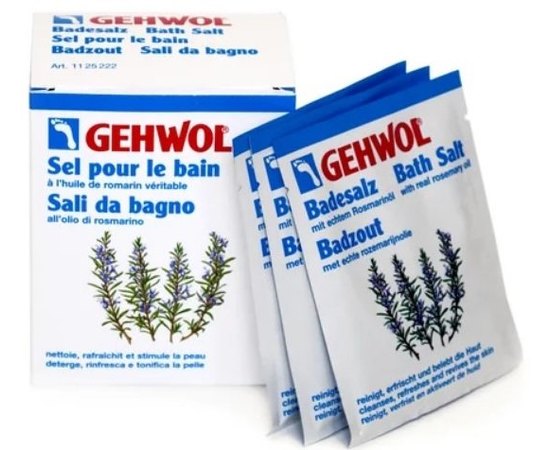Соль для ванны с розмарином Gehwol Badesalz, 10x25 g, изображение 4