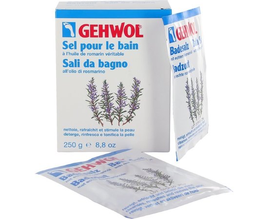 Соль для ванны с розмарином Gehwol Badesalz, 10x25 g, изображение 5