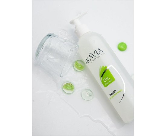 Aravia Professional Масло після депіляції воском з екстрактом м'яти, 300 мл, фото _ab__is.image_number.default