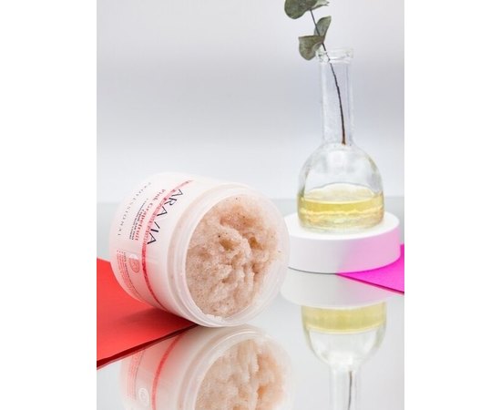 Скраб для тела с гималайской солью Aravia Professional Organic Pink Grapefruit, 300 ml, изображение 6