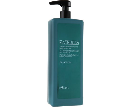 Тонізуючий шампунь і гель для душу 3 в 1 Kaaral Manniskan Tonifying Shampoo 3 in 1, фото _ab__is.image_number.default