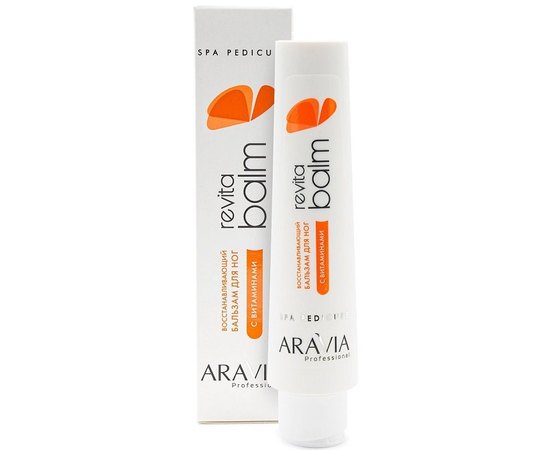 Восстанавливающий бальзам для ног с витаминами Aravia Professional Revita Balm, 100 ml, изображение 4