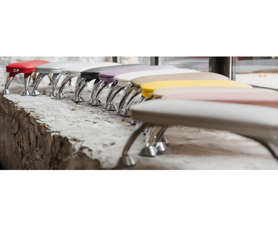 Маникюрная подставка под руки на хромированных ножках Air max Armrest, изображение 19