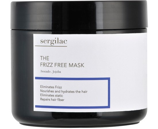 Маска з антистатичним ефектом Sergilac The Frizz Free Mask, 500 ml, фото 