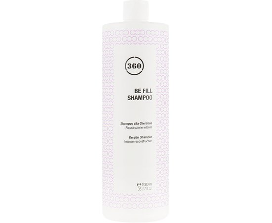 Питательный шампунь для окрашенных волос с кератином Kaaral 360 Be Fill Shampoo, изображение 3