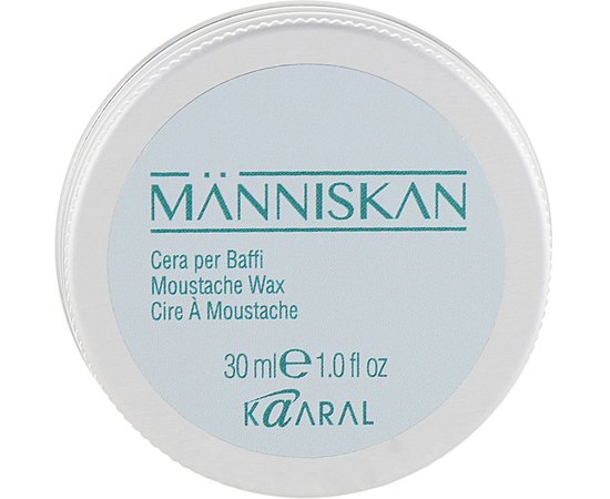 Зволожуючий віск для вусів Kaaral Manniskan Moustache Wax, 30ml, фото 