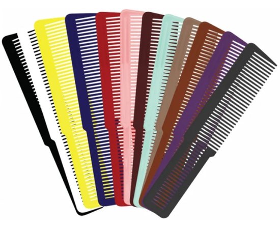 Набір гребінців для волосся плоских кольорових Wahl Colored Flat Top 03206-200, фото _ab__is.image_number.default