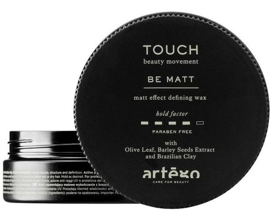 Воск для волос с матовым эффектом Artego Touch Be Matt, 100 ml