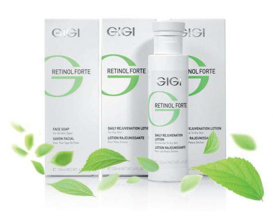 Лосьон-пилинг для сухой кожи Gigi Retinol Forte Daily Rejuvenation Lotion For Dry Skin, 120 ml, изображение 4