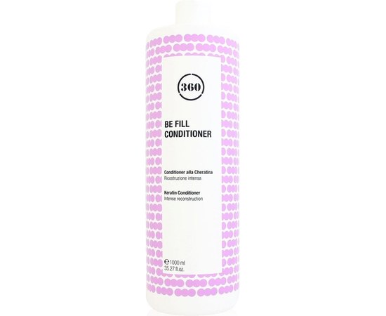 Питательный кондиционер для окрашенных волос с кератином Kaaral 360 Be Fill Conditioner, изображение 3