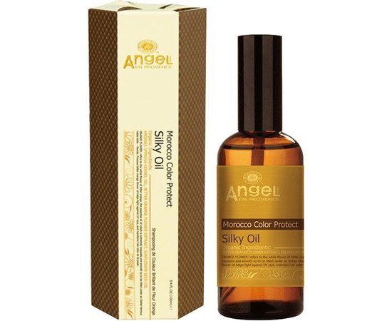 Сафьяновое масло для защиты цвета и шелковистых волос Cosmohit Angel Provence Morocco Color Protect Silky Oil, 100 ml