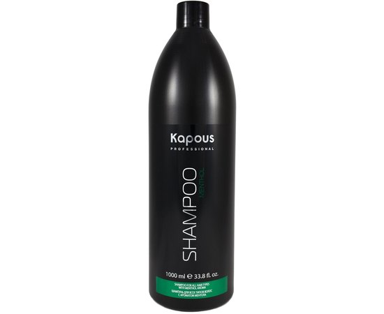 Шампунь для всех типов волос с ароматом ментола Kapous Professional Menthol Shampoo.