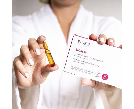 Ампулы-концентрат с антикуперозным действием Babe Laboratorios Ampule Solution-Bicalm+, изображение 4