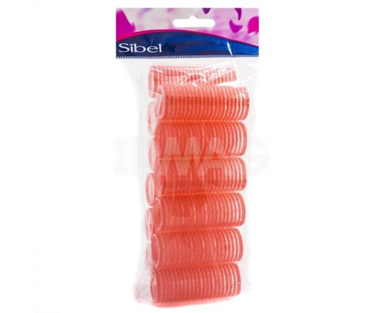 Бигуди для волос на липучке Sibel, 12 шт