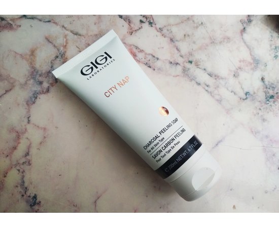 Карбоновое мыло-пилинг Gigi City Nap Charcoal Peeling Soap, 200 ml, изображение 4