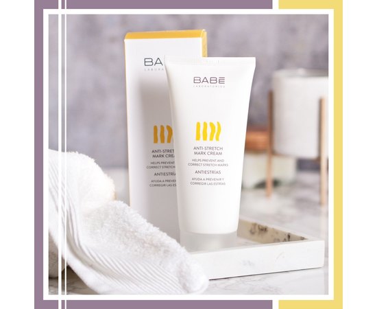 Крем от растяжек Babe Laboratorios Anti-Stretch Mark, 200 ml, изображение 6