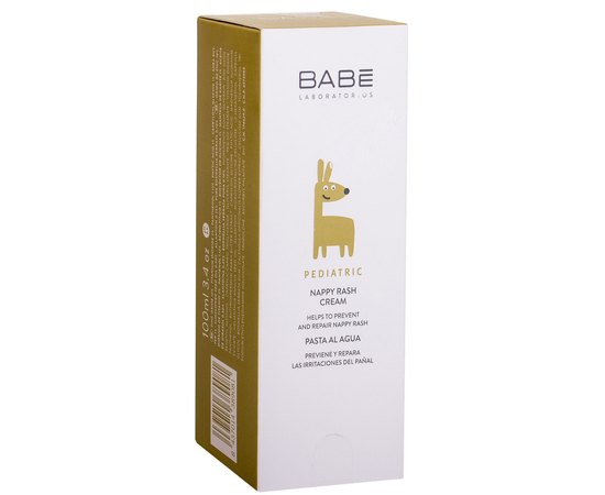 Крем под подгузник увлажняющий и защитный Babe Laboratorios Pediatric Nappy Rash Cream, 100 ml, изображение 3