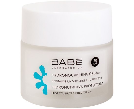 Babe Laboratorios Hydronourishing Cream SPF20 Зволожуючий живильний крем, 50 мл, фото 
