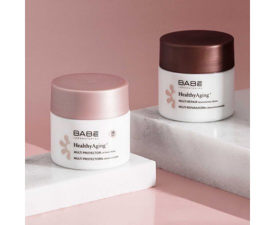 Мультифункциональный крем для очень зрелой кожи Babe Laboratorios Healthy Aging Multi Action Cream For Mature Skin, 50 ml, изображение 2