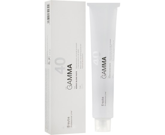 Осветляющая паста Нордик с анти-желтым эффектом Erayba G40, 150 ml