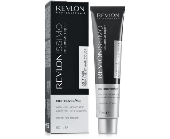 Перманентное окрашивание 100% покрытие седины Revlon Professional Revlonissimo Colorsmetique High Coverage, 60 ml.