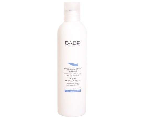 Шампунь от перхоти для жирной кожи головы Babe Laboratorios Anti-Oily Dandruff Shampoo, 250 ml