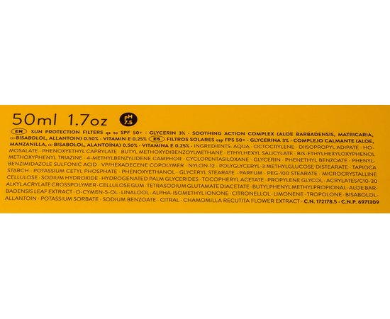 Солнцезащитный крем для лица для сухой кожи SPF 50 Babe Laboratorios Facial Sunscreen, 50 ml, изображение 5