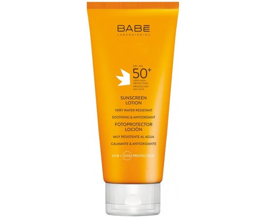 Солнцезащитный лосьон SPF50 Babe Laboratorios Sun Protection Lotion, 200 ml
