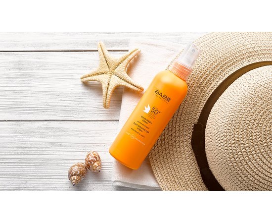 Babe Laboratorios Sun Protection Sunscreen Spray SPF50 + Сонцезахисний спрей для тіла, 200 мл, фото _ab__is.image_number.default Babe Laboratorios Sun Protection Sunscreen Spray SPF50 + Сонцезахисний спрей для тіла, 200 мл, фото _ab__is.image_number.default