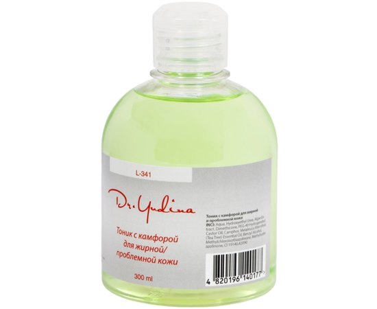 Тоник для жирной и проблемной кожи с камфорой Dr.Yudina, 300 ml.