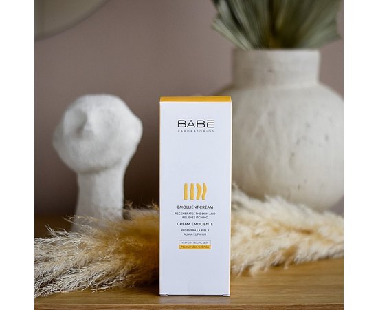 Babe Laboratorios Emollient Cream Зволожуючий крем для проблемної сухої шкіри, 200 мл, фото _ab__is.image_number.default
