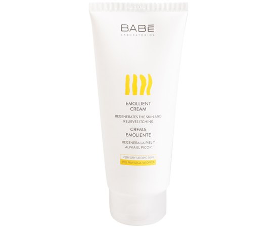 Увлажняющий крем для проблемной сухой кожи Babe Laboratorios Emollient Cream, 200 ml