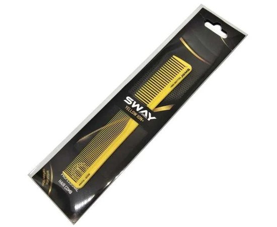 Комбинированная расческа Sway Yellow Ion+ 008, 130 008, изображение 3