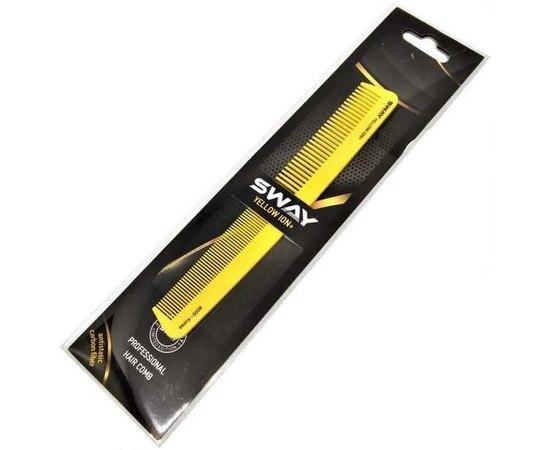 Малая комбинированная расческа Sway Yellow Ion+ 009, 130 009, изображение 3