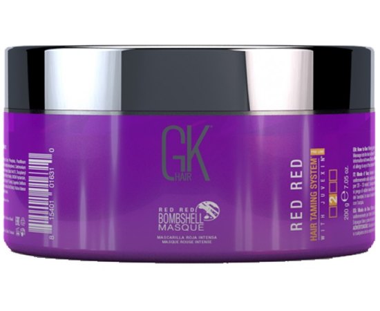 Маска для блондинок красный оттенок Global Keratin Red Red Bombshell Masque, 200 ml, изображение 3