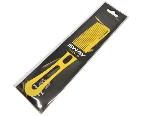 Расческа для стрижки под машинку Sway Yellow Ion+ 011, 130 011, изображение 3