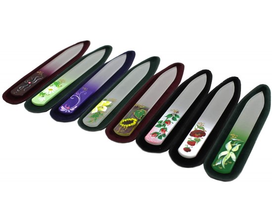 Пилочка стеклянная с ручной росписью SPL, 95-902, изображение 3