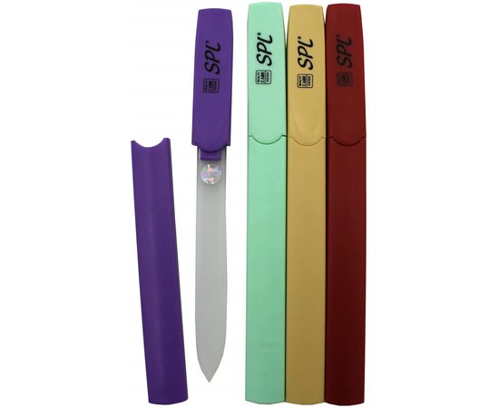 Пилочка стеклянная в пластиковом чехле SPL, 98-1352, изображение 2