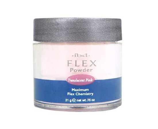 Акриловая пудра прозрачно-розовая  IBD Translucent Pink Flex Polymer Powder, 21 g