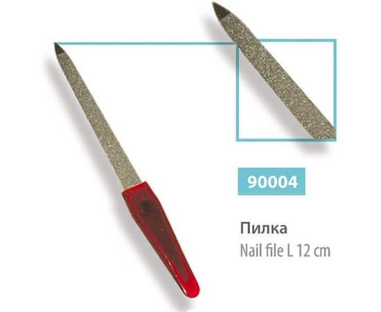 Пилочка для ногтей металлическая SPL, изображение 2
