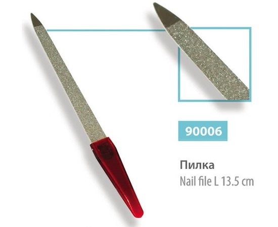 Пилочка для ногтей металлическая SPL, изображение 3
