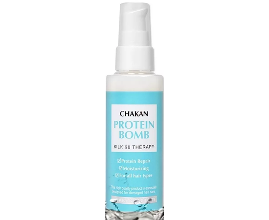 Сыворотка для волос Протеиновая бомба Chakan Factory Protein Bomb Silk 90% Therapy, 100 ml, изображение 2 Сыворотка для волос Протеиновая бомба Chakan Factory Protein Bomb Silk 90% Therapy, 100 ml, изображение 2