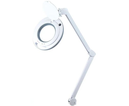 Leksa Настільна лампа-лупа 6017-H LED, з регулюванням яскравості, теплий/холодний світло, 1-12W, фото 