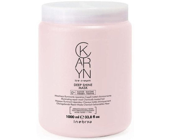 Маска для глубокого восстановления и блеска поврежденных волос Inebrya Karyn Deep Shine Mask, изображение 4 Маска для глубокого восстановления и блеска поврежденных волос Inebrya Karyn Deep Shine Mask, изображение 4