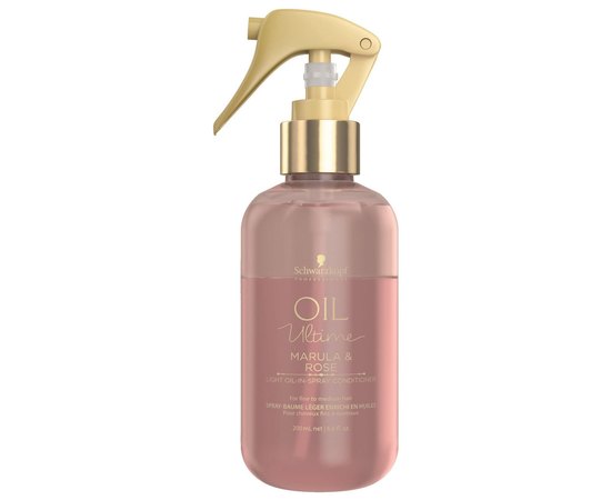 Спрей-кондиционер для тонких и нормальных волос Schwarzkopf Professional Bonacure Oil Ultime Light Oil-in-Spray Conditioner, 200 ml