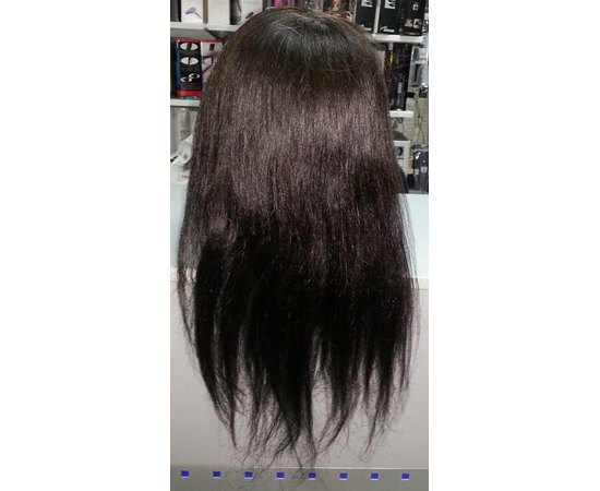 Учебный манекен с натуральными волосами брюнет 50-55 см + штатив SPL 518/A-1, изображение 3