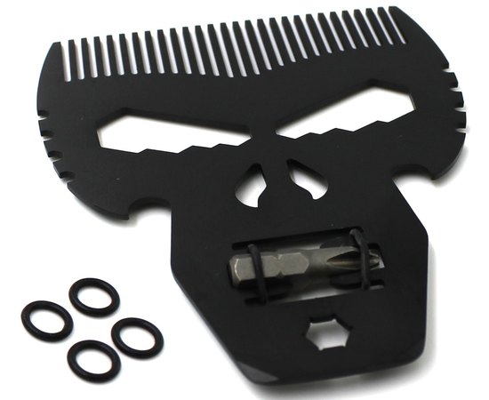 Гребінь металевий барберський Spl 1196, фото _ab__is.image_number.default