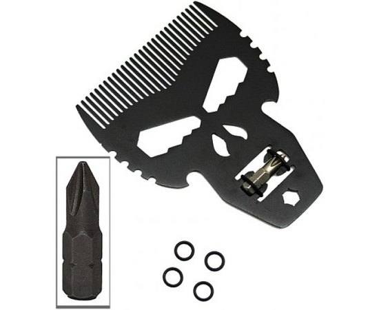 Гребінь металевий барберський Spl 1196, фото _ab__is.image_number.default